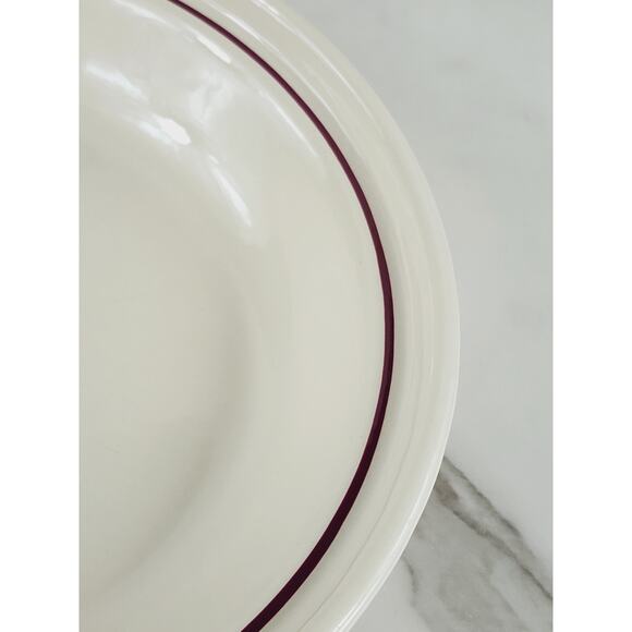 Longaberger Pottery Pie Dish Baking Plate Woven Traditions 10" Made In USA Vtg - Picture 7 of 16